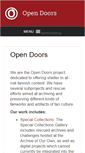 Mobile Screenshot of opendoors.transformativeworks.org